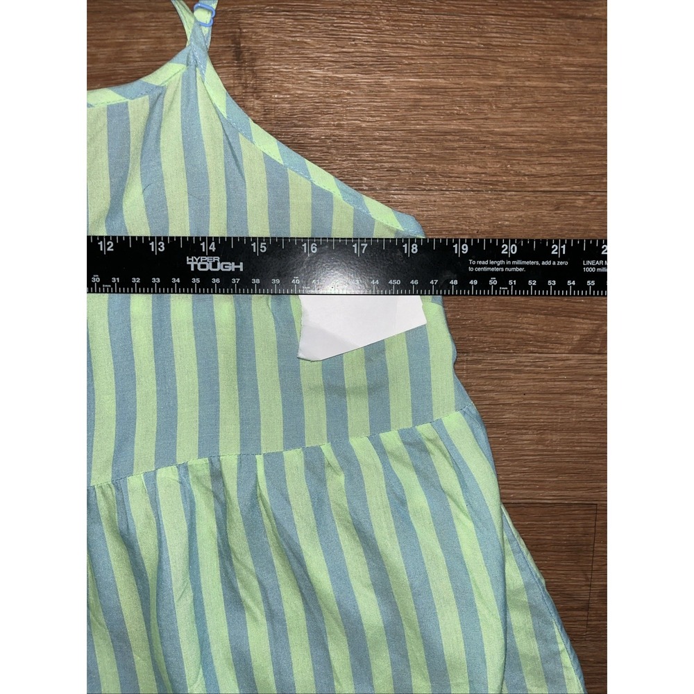 BP Women's Halter L Striped Pastel Girly Valley Girl Bimbo Festival Beach Vaca - Picture 6 of 6
